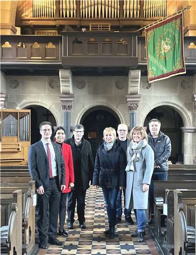 (v.l.n.r.) Thorsten Escher, Someie Weiler, Gisela Höfer, Pia Zeyen, Udo Weber, Susanne Fuß, Werner Schumacher.Foto: Udo Weber