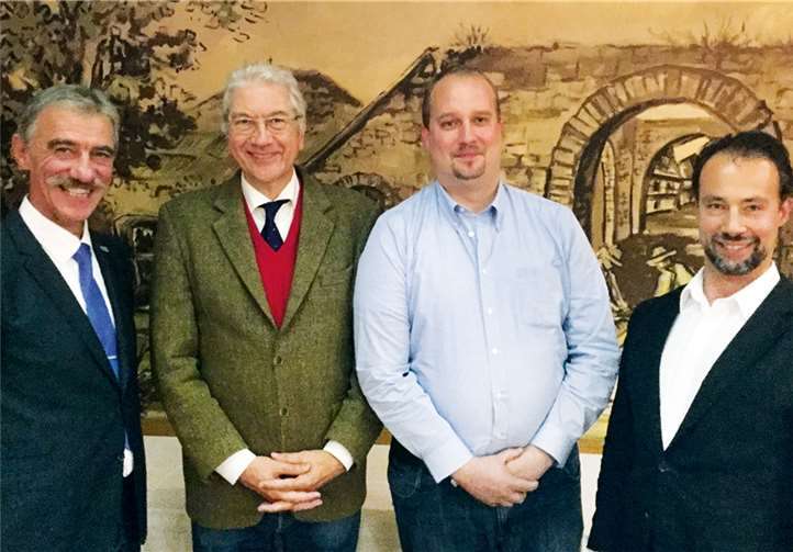 (v.l.n.r.) Uwe Junge, Rainer Koch, Rudolf Cronenberg, Dr. Jan Bollinger.privat