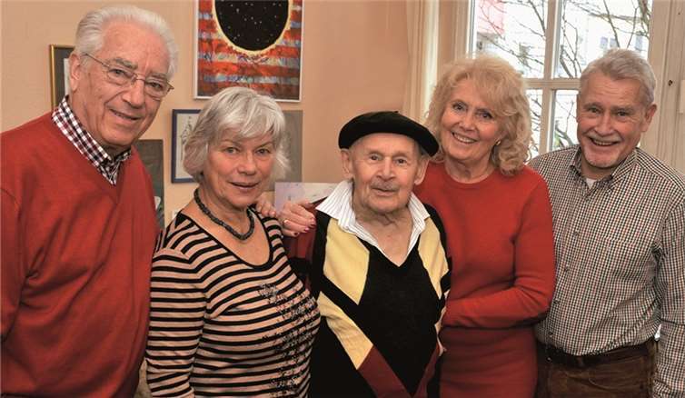 (v.l.n.r.) Werner Mertens, Marliese Blettner, Alfred Puth, Eva-Maria Kreuter, Otto Kley. privat