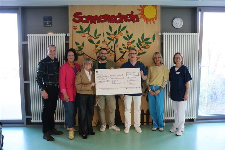 v.l.n.r.: Yves Przybylla-von Seelen, Kim Peetz, Ulrike Börder-Sauerbrei, Jan Eller, Dr. Kai Zbieranek, Jil Weber, Melanie Pörzgen