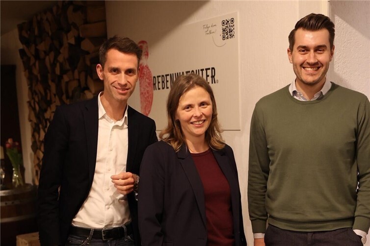 von links: Andreas Audretsch, Ute Ernst, Julian Joswig