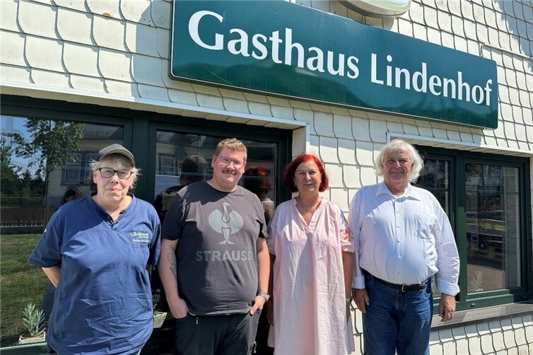 von links: Doris Güber, Nico Grüber, Ulrike Dobrowolny, Kay Andresen 