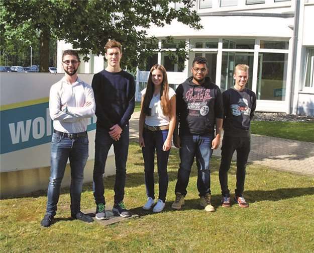 (von links): Edon Raba, Andre Retterath, Elena Klein, Benjamin Nohles, Daniel Krause).Privat