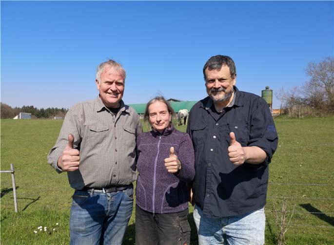 von links: Peter Krötz (Ediger-Eller), Andrea Roeder (Treis-Karden) und Horst Pullich (Cochem). Foto: Grüne Cochem