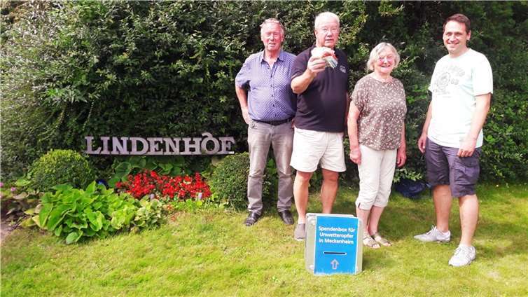 (von links) Peter Linden, Jens Biesterfeldt, Rotraut de Haas und Sven Schnieber. Foto: privat