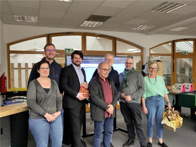 von links: Rebecca Stallbaumer, Jan Geisen, Fabian Ehmann (MdL), Uli Zimmer, Dr. Stephan Balk, Thomas Heinemann-Hildner, Elke Sodemann-Müller.  Foto: privat