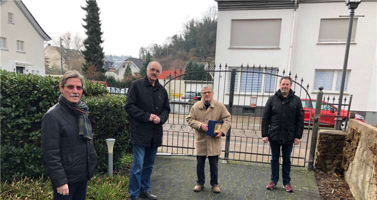 von links: Robert Hoß, FWG-Vorsitzender Hans-Josef Marx, Jürgen Sieler, Volker Lange (neues Stadtratsmitglied) Foto: FWG VG Bad Breisig