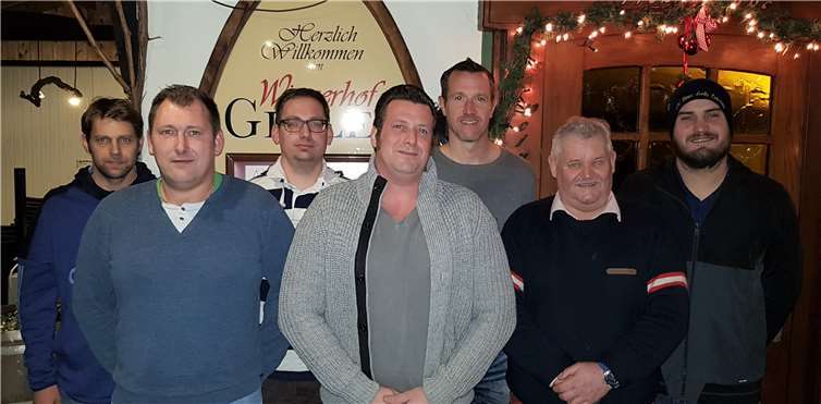 von links Timo Paetz, Nils Leberzammer, Rainer Hilberath, Mike Sebastian, Christian van de Loo, Manfred Schäfer, Matthias Schell. Es fehlt: Elmar Paetz. Privat