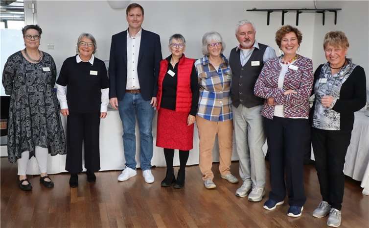 von links nach rechts: A. Mahn; M. Koehler; MSV Vorsitzender S. Pohl; R. Schömer; U. Mettbach; B. Swierczek; E. Swierczek; M. Obmann.  Foto: CU Koehler, Meckenheim
