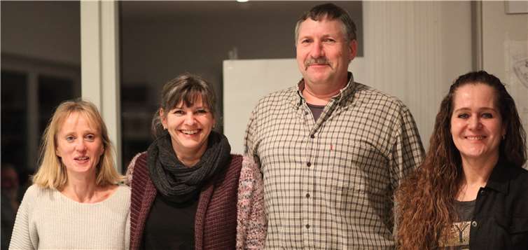 von links nach rechts: Adele Zander, Yvonne Lohoff, Hermann Zander, Claudia Benke. Ingeborg Krug