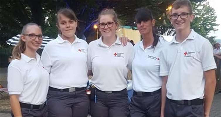 (von links nach rechts): Franziska Rübin, Saskia Nieth, Katharina Hahn, Kerstin Engel und Yannik Engel waren für Weitersburg im Einsatz. Privat