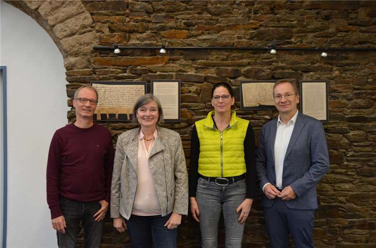 von links nach rechts: Holger Klemm (Stadt Bad Breisig, Schriftführer), Kerstin Sievert („Remagen mag ich e.V.“, 2. Vorsitzende), Melanie Andres (Aktivgemeinschaft Sinzig, Kassiererin) un Andreas Geron (Stadt Sinzig, 1. Vorsitzender).