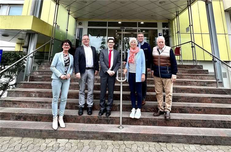 von links nach rechts: Petra Schneider, Thomas Werner, Dr. Mark Boddenberg, Pia Wasem, Horst Gies, Guido Ernst.  Foto: Petra Schneider