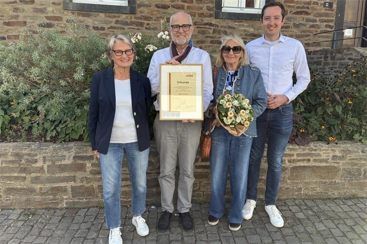 von links nach rechts: Roswitha Gottbehüt, Alfons Mußhoff, Monika Krautscheid-Bosse, Korbinian Wester 
