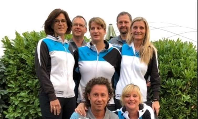 vordere Reihe: J. Kochhäuser, P. Dietrich; mittlere Reihe: G. Kessler, K. Schmidt, D. Brügge; hintere Reihe: B. Odenhausen, A. Kessler Foto: G. Kessler