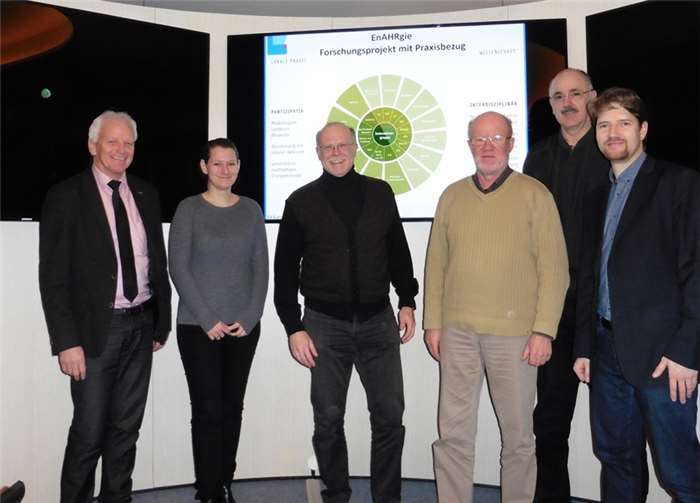 (v.r.) Dr. A. Schaffrin, H.J. Marx, R. Hermann, R. Doemen, Mareike Schulz, J. Seifert. privat