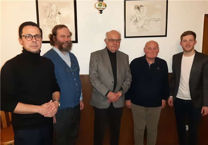 (v.re.) Sebastian Schmitt (Vorsitzender CDU Brohltal), Günther Gilles, Hans Bladt, Michael Schiele, Christoph Henk (Vorsitzender CDU Burgbrohl). Foto: privat