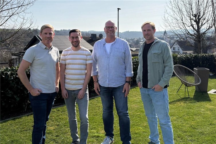 v.r.n.l.: Andreas Schmitt, Frank Klapperich, Philipp Hergarten und Christoph Schmitt.