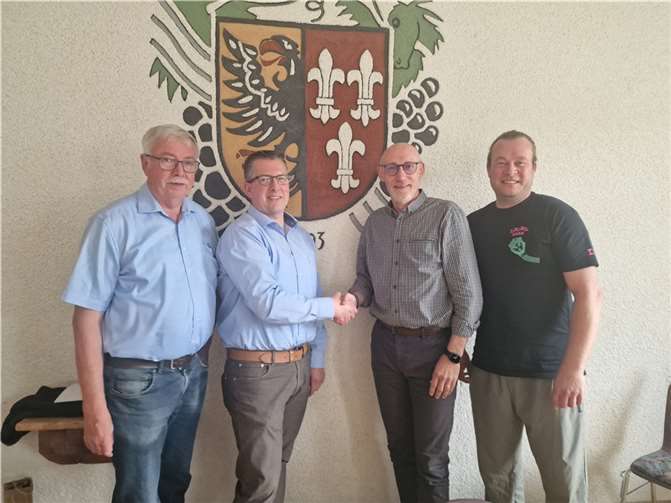 (v.r.n.l.): Bert Bertam,Volker Hansen, Udo Sebastian,Matthias Kelter.  Foto: privat