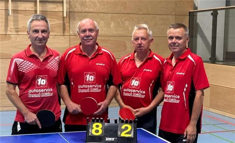 v.r.n.l. Herbert Scharrenbach, Christoph v.Rennenberg, Achim Zemke u. Rüdiger Gilles.  Foto: privat