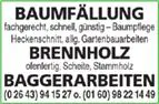 Baumfällung & Brennholz