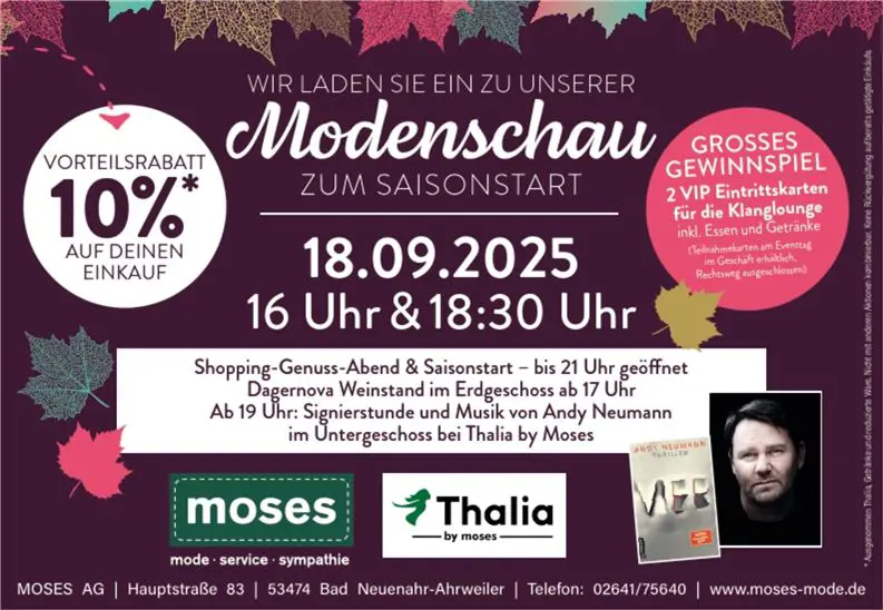 Shopping-Genuss-Abend in Bad Neuenahr-Ahrweiler 