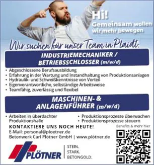 Stellenanzeige
