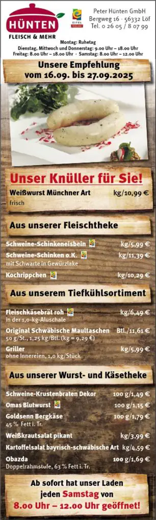 Angebotsanzeige (September)