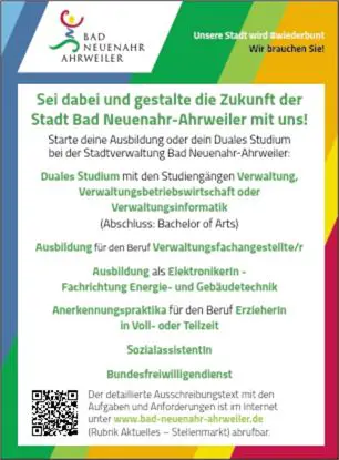 Stellenausschreibung Ausbildung