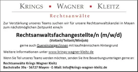 Rechtsanwaltsfachangestellte 
