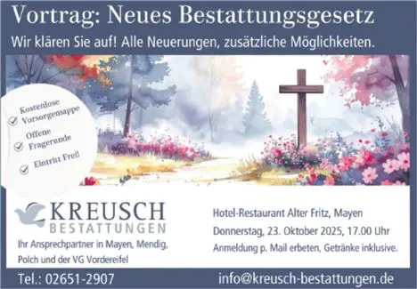 Neues Bestattungsgesetz 