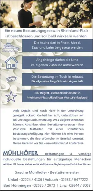 Neues Bestattungsgesetz