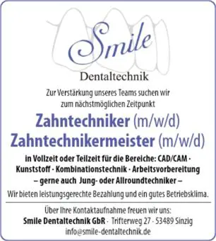 Stellenanzeige