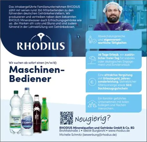 Maschinenbediener
