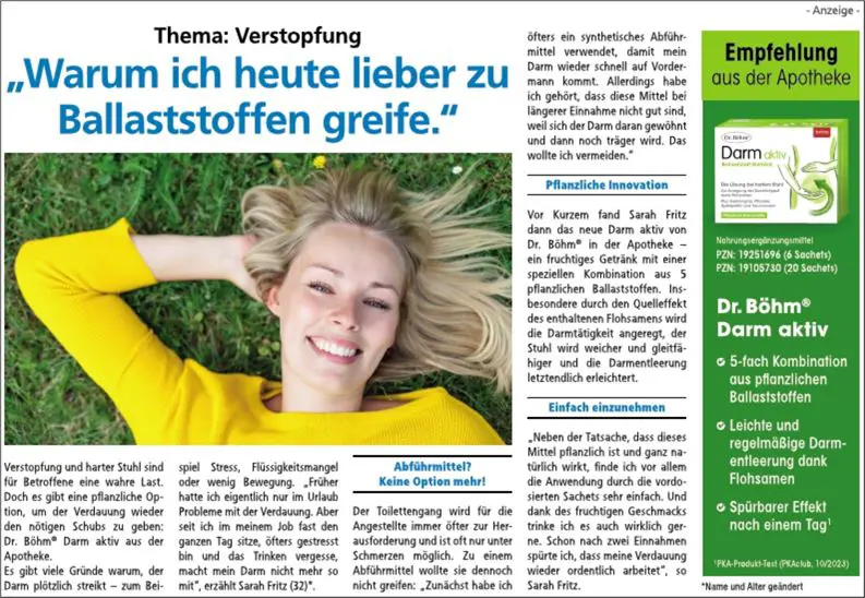 Anzeigenauftrag #PR111825-2025-0040#
