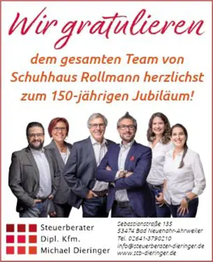 150 Jahre Schuhhaus Rollmann in Bad Neuenahr-Ahrweiler