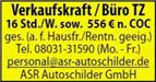 Mitarbeiter für Verkauf/Büro (m/w/d)
