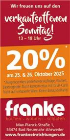 Titelanzeige verkaufsoffener Sonntag