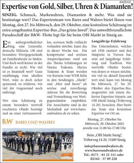 Betrag am 20.10. vorab überwiesen