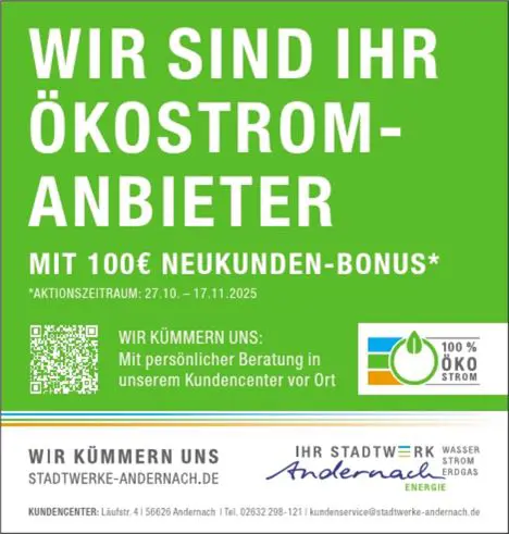 Anzeige Stadtwerke Andernach lt. Absprache mit Frau Jahnen-Kurtic