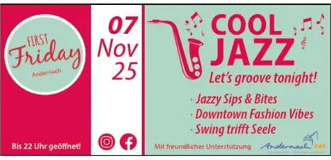 First Friday Anzeige September