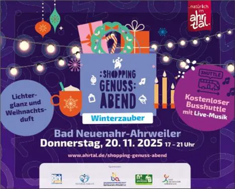 Sponsoring Genuss Shopping Bad Neuenahr-Ahrweiler 