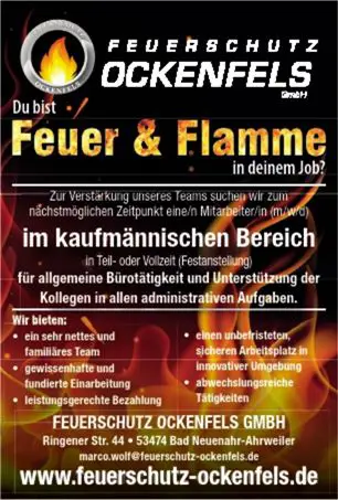 Stellenanzeige Bürokauffrau