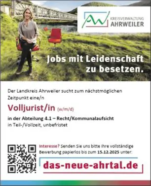 Stellenanzeige Volljurist