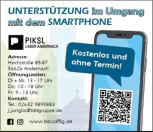 Innovatives rund um Andernach