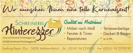 Karnevalsauftakt in MK