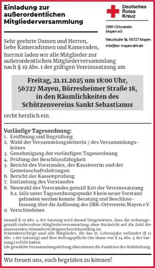 Mitgliederversammung 