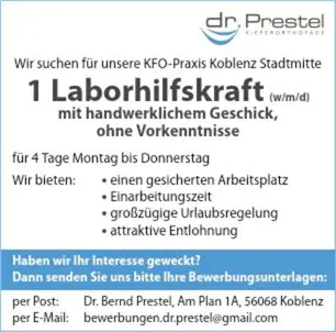 Laborhilfskraft (w/m/d)