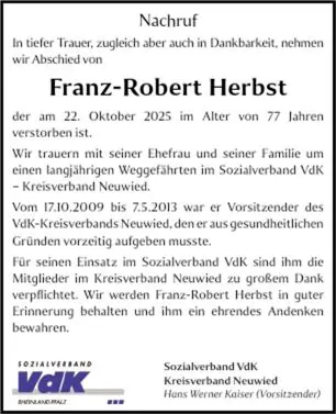 Franz-Robert Herbst