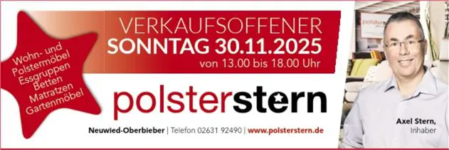 Verkaufsoffener Sonntag 30.11.